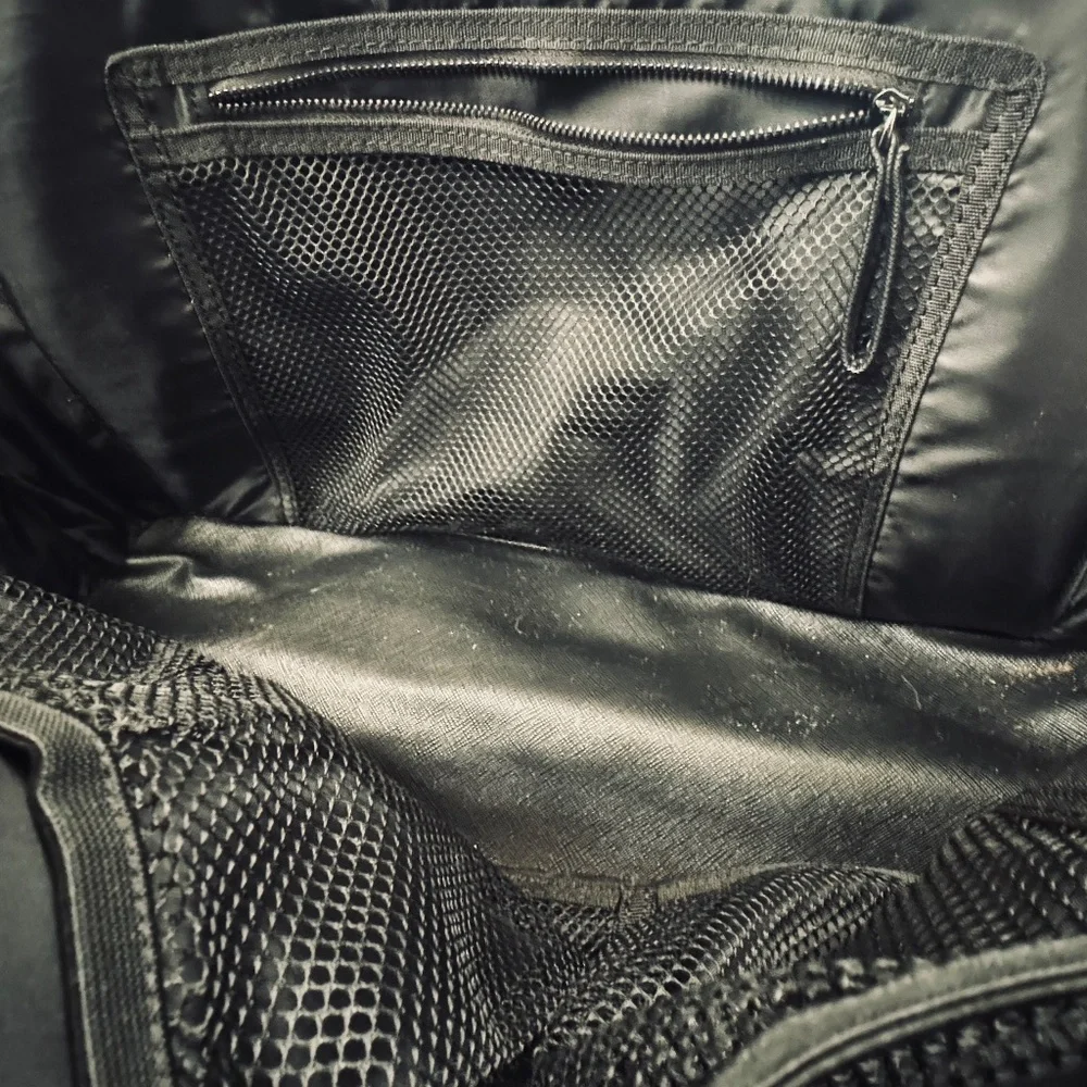 Black & White Canvas Weekender Bag